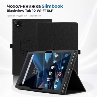 Чохол для планшета BeCover Slimbook for Blackview Tab 10 Wi-Fi 10.1'' Black (715844)